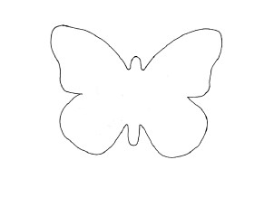 Butterfly cut out